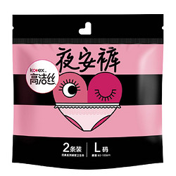 kotex 高洁丝 蜜桃小姐夜安裤L号 6条