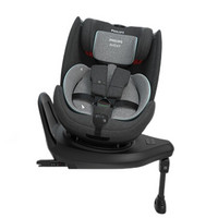 飞利浦新安怡安全座椅汽车用0-12岁婴儿宝宝车载儿童座椅isofix360度旋转 幻影黑GAIA(盖亚)