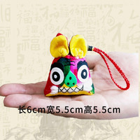 聚厚缘礼品手工小号布老虎中国风民间手工艺品中国特色礼品送老外小礼物特色家居装饰摆件虎年吉祥物挂件 小号布老虎颜色随机发一个