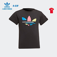 adidas阿迪达斯官网三叶草小童装运动短袖T恤H25287 H25292