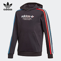 Adidas/阿迪达斯正品三叶草新款 HOODIE 大童装运动卫衣GN7496