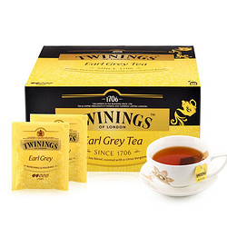 TWININGS 川宁 欧洲进口豪门伯爵红茶2g*50片100g茶包茶叶