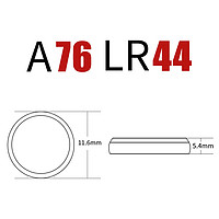 NANFU 南孚 LR44纽扣电池10粒装 AG13/A76/L1154/357A/手表/计算器/玩具