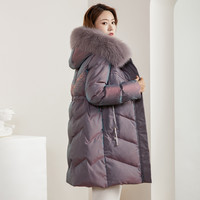 BENGEN 冰洁 J10141434HF 女士羽绒服 暗灰粉