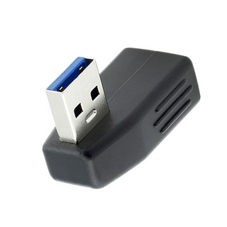 ULT-unite USB3.0转接头90度弯头公对母AM-AF直角L型高速传输笔记本电脑 转接头