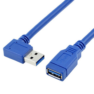 ULT-unite 优籁特 USB3.0延长线 孔朝上90度 0.3米