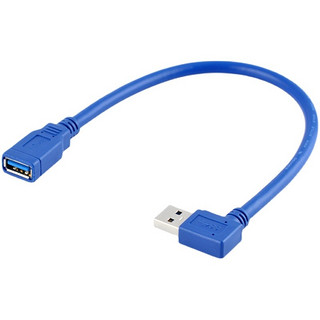 ULT-unite 优籁特 USB3.0延长线 孔朝上90度 0.3米