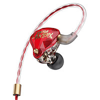 Whizzer 威泽 运动耳机入耳式HIFI重低音炮挂耳返式手机通用有线监听耳塞 OM1