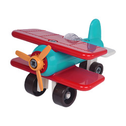 Battat battat儿童可拆卸螺丝组装飞机玩具新年礼物