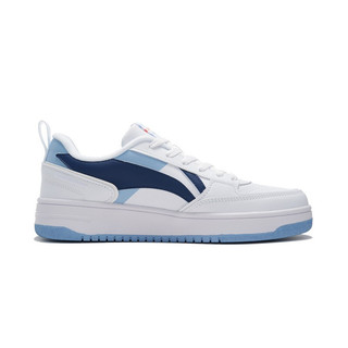 LI-NING 李宁 男子休闲运动鞋 AGCS135-3 白/极光蓝 42