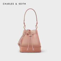 CHARLES & KEITH CHARLES&KEITH女包CK2-10781419透明抽绳水桶果冻包