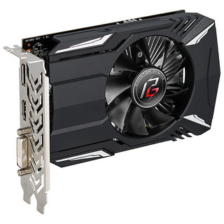 ASRock 华擎 RX 560 2G 幻影国度 铂金版 Phantom Gaming 显卡 6GB 黑色