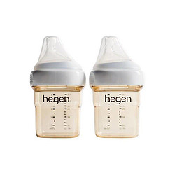 hegen 香港直邮赫根HegenPPSU多功能防摔新生儿婴儿宝宝宽口奶瓶150ml*2