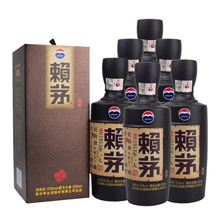 MOUTAI 茅台 赖茅酒 传承棕 2021年 53%vol 酱香型白酒 500ml*6瓶 整箱装