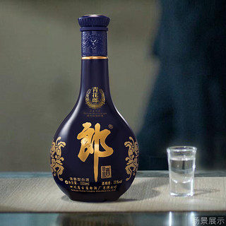 LANGJIU 郎酒 青花郎 53度 酱香型白酒 500ml+董酒 特密 54度 董香型白酒 500ml