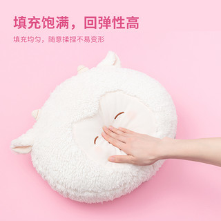 名创优品（MINISO）毛绒公仔生日礼物 儿童玩具咱们裸熊系列趣味趴姿公仔（白熊）39*21cn 羊咩咩系列-抱枕（40*35cm）