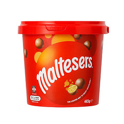 maltesers 麦提莎 澳大利亚进口 麦提莎 Maltesers 脆心牛奶巧克力 桶装465g