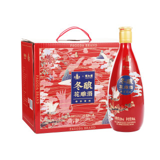 塔牌 颐和园联名款 冬酿花雕 特型半干黄酒 500ml