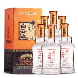 白云边白酒v12浓酱兼香型42度500ml6整箱装