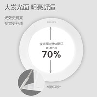 PHILIPS飞利浦筒灯嵌入式家用led灯孔灯射灯超薄吸顶灯客厅餐厅厨房洞灯