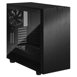 Fractal Design Define 7（D7）黑色（深色钢化玻璃/智能控制/主动降噪/静音风扇/水冷支持）