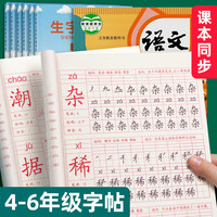 四五六年级上册下册练字帖小学生字帖人教版语文课文同步笔画笔顺硬笔书法描红本钢笔练字本正楷写字帖全套楷书儿童练习每日一练 五年级下册