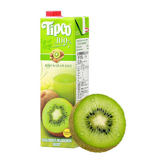 有券的上：Tipco 泰宝 猕猴桃葡萄复合果汁 1L