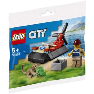 lego 乐高 city城市系列 30570 野生动物救援气垫船
