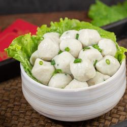 鱼肉鱼圆250g地方特色名品特产小吃火锅丸料可做宝宝辅食兴化鱼圆250g