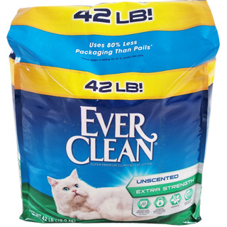 EVER CLEAN 铂钻 绿标 膨润土猫砂 19kg