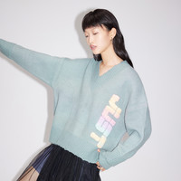 LILY 丽丽 女士V领毛衣 121459TK959322