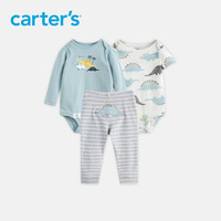 Carter's 孩特 婴幼儿长袖连体衣 3件套
