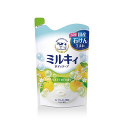 Cow 牛乳石硷 温和皂香沐浴露补充装 400ml