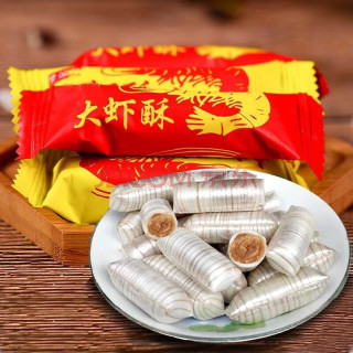 虾酥糖老北京酥糖休闲零食糖果花生酥心糖婚庆喜糖 1000g