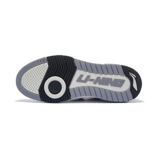 LI-NING 李宁 badfive反伍系列 男子篮球鞋 ABCS003-1 米白色/凝雪灰 42