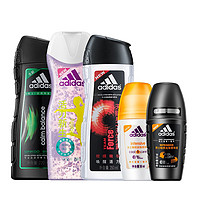 adidas 阿迪达斯 男士沐浴洗发香体液便携旅行套装