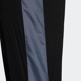 adidas NEO M SW WVN TP 男子运动长裤 H45186 黑色/紫 M