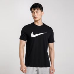 nike耐克透气纯棉男款舒适百搭大logo短袖t恤