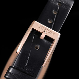 CORUM 昆仑 Golden Bridge 金桥系列 21毫米手动上链腕表 B113/00824