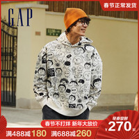 Gap 盖璞 HOZO联名 男女款印花卫衣 801785