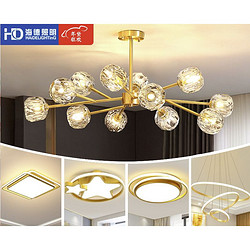 HAIDE LIGHTING 海德照明 HD 后现代吊灯客厅灯 全屋调光套餐A