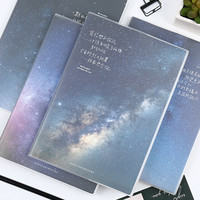 初品/我最想念你 胶套本 创意唯美星空学生笔记本文具记事本日记本子B5