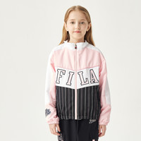 FILA 斐乐 女中大童梭织外套(130-165)女童秋冬装长袖儿童棒球外套