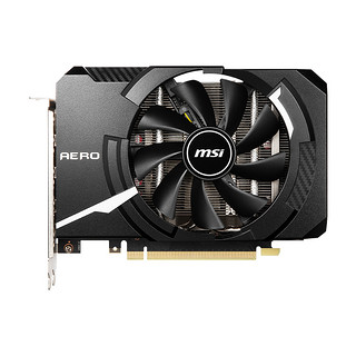 MSI 微星 GeForce RTX 3050 AERO ITX 8G OC 显卡 8GB 黑色