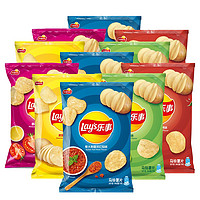 Lay's 乐事 原切薯片70克*22袋  原味/烧烤味/黄瓜/番茄/红烩味 口味随机