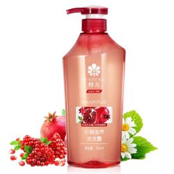 beeflower蜂花无硅油石榴滋养洗发露750ml水润光泽秀发女控油洗发水
