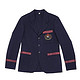 BURBERRY 博柏利 Burberry Mens Navy Stepney Wool Blend Blazer