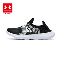 安德玛 UNDER ARMOUR 童鞋2021年新款时尚潮流篮球鞋男童运动休闲鞋 5.5 黑色