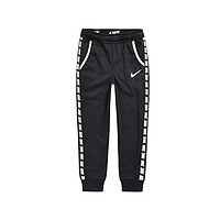 NIKE 耐克 Sportswear 男童针织长裤 AR3075 正黑色 130cm