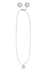 SWAROVSKI 施华洛世奇 Swarovski Originally Earrings Necklace Set - Only One Size / Silver
